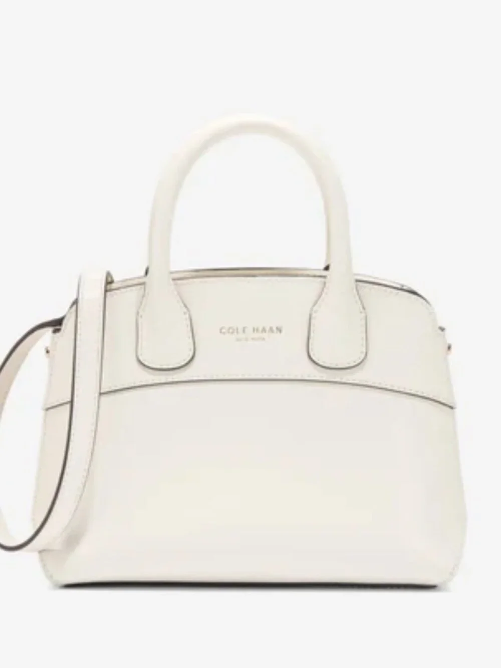 NWT ✅ Cole Haan THE LADY Small Satchel Bag POWDER #U08298 ✨ NWT + Dust Bag